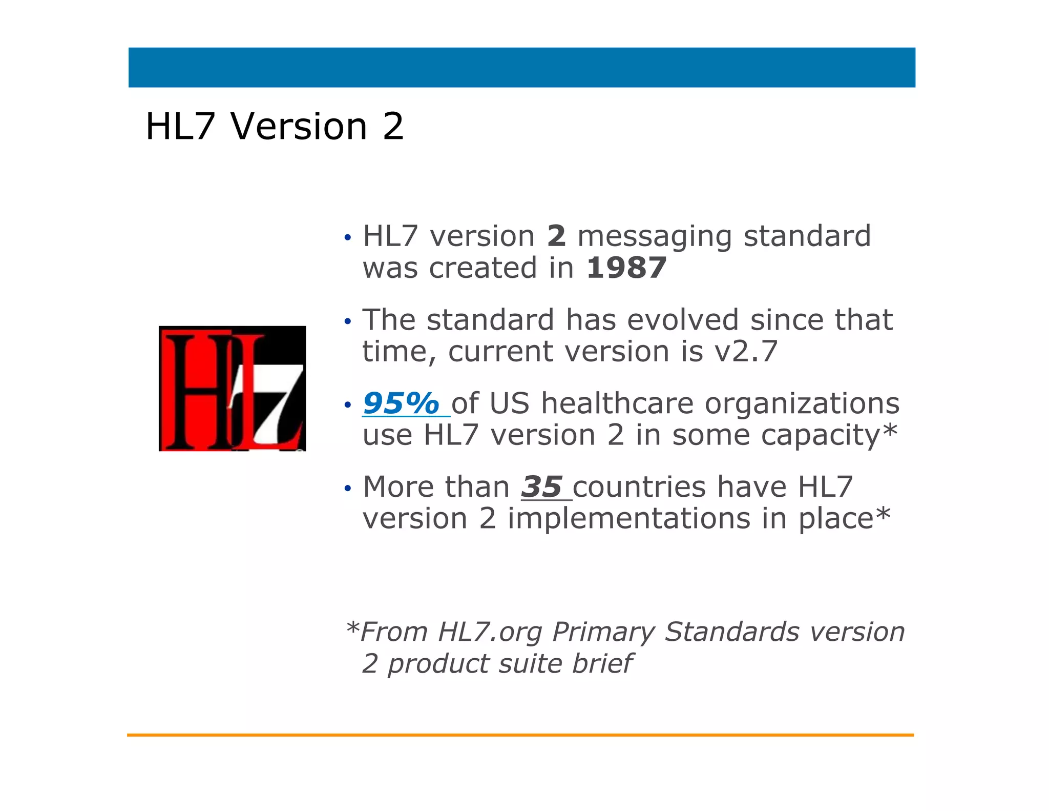 Understanding HL7 version 2.5.1 and Meaningful Use data considerations ...