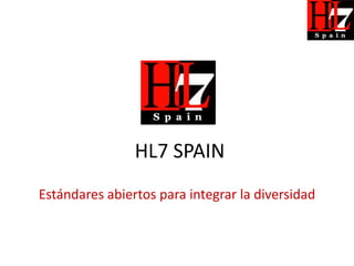 Avances HL7 pera la interoperabilidad