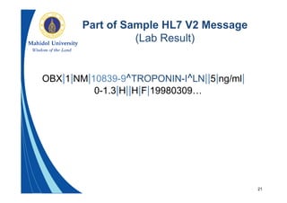 Hl7 Standards | PDF