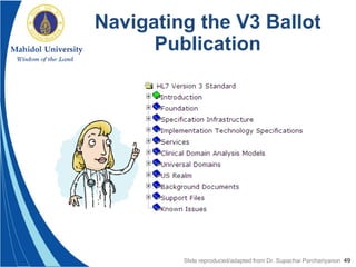 49
Navigating the V3 Ballot
Publication
Slide reproduced/adapted from Dr. Supachai Parchariyanon
 