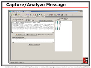 Capture/Analyze Message 