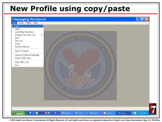 New Profile using copy/paste 