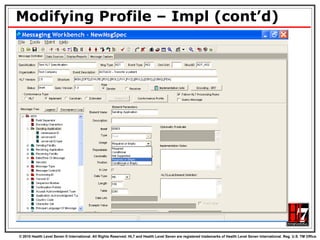 Modifying Profile – Impl (cont’d) 