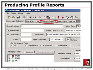 Producing Profile Reports 