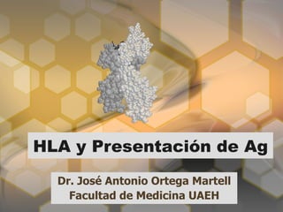HLA y Presentación de Ag Dr. José Antonio Ortega Martell Facultad de Medicina UAEH 
