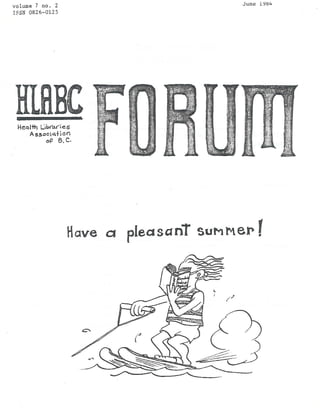 HLABC Forum: June 1984