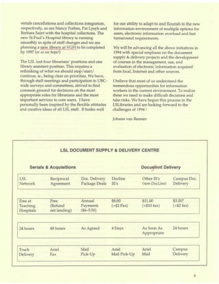 HLABC Forum: January 1994