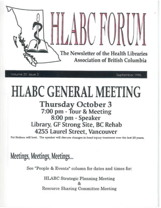 HLABC Forum: September 1996