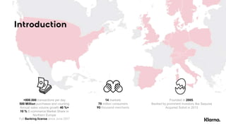 +800.000 transactions per day
500 Million purchases and counting
Annual sales volume growth 40 %+
10 % E-commerce Market S...