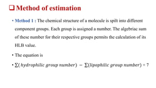 Surface and Interfacial tension [Part-5](HLB System, Solubilization )