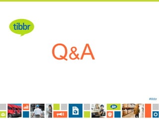 Q&A
#tibbr

 