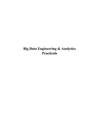 Big Data Engineering and Analytics Tools | PDF