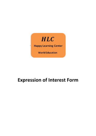 Expression of Interest Form

 