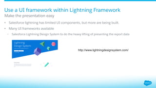 Build a Lightning Reporting App with the Salesforce Analytics API | PPT