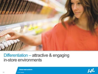 © HL Display16
Globalretailsolutions
Differentiation – attractive & engaging
in-store environments
 