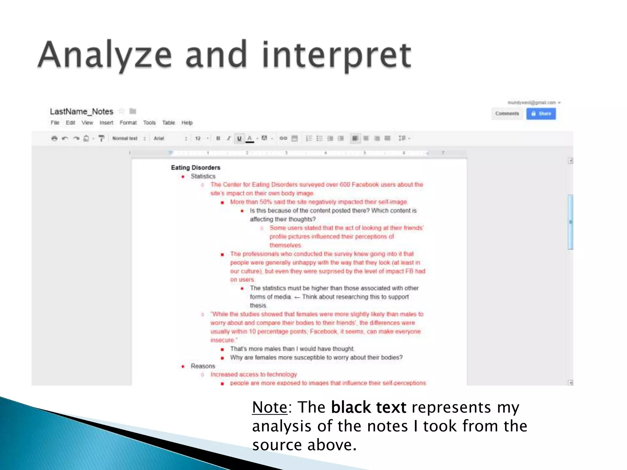 Make yourselfheard over all the information
 