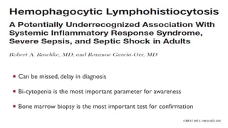  Can be missed, delay in diagnosis
 Bi-cytopenia is the most important parameter for awareness
 Bone marrow biopsy is the most important test for confirmation
 