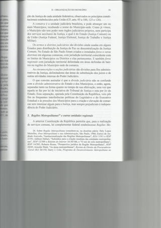 Direito Municipal Brasileiro. Capítulo II