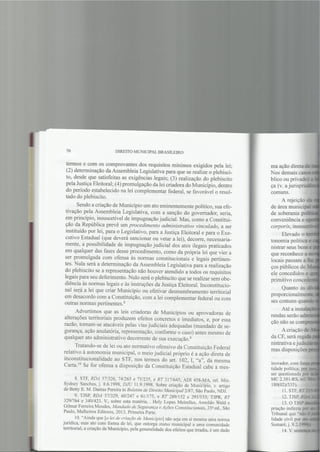 Direito Municipal Brasileiro. Capítulo II