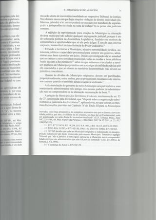Direito Municipal Brasileiro. Capítulo II