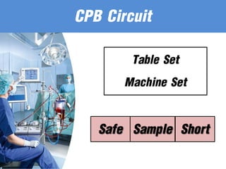 CPB Circuit
Table Set
Machine Set
Safe Sample Short
 
