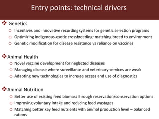 Livestock and food security: An ILRI perspective