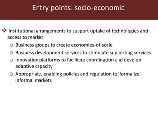 Livestock and food security: An ILRI perspective