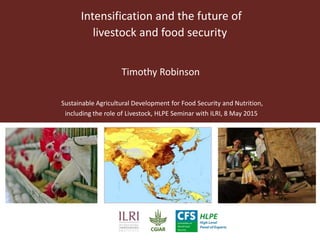 Livestock and food security: An ILRI perspective