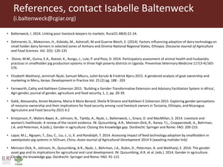 Livestock and food security: An ILRI perspective