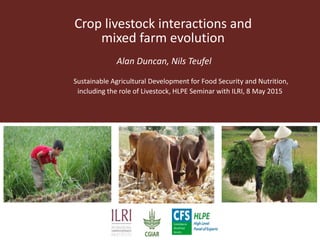 Livestock and food security: An ILRI perspective