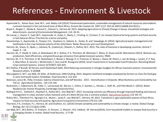 Livestock and food security: An ILRI perspective