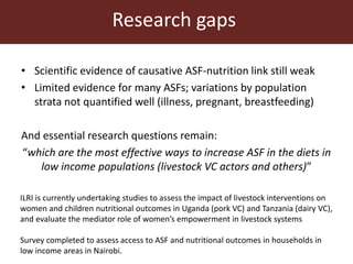 Livestock and food security: An ILRI perspective