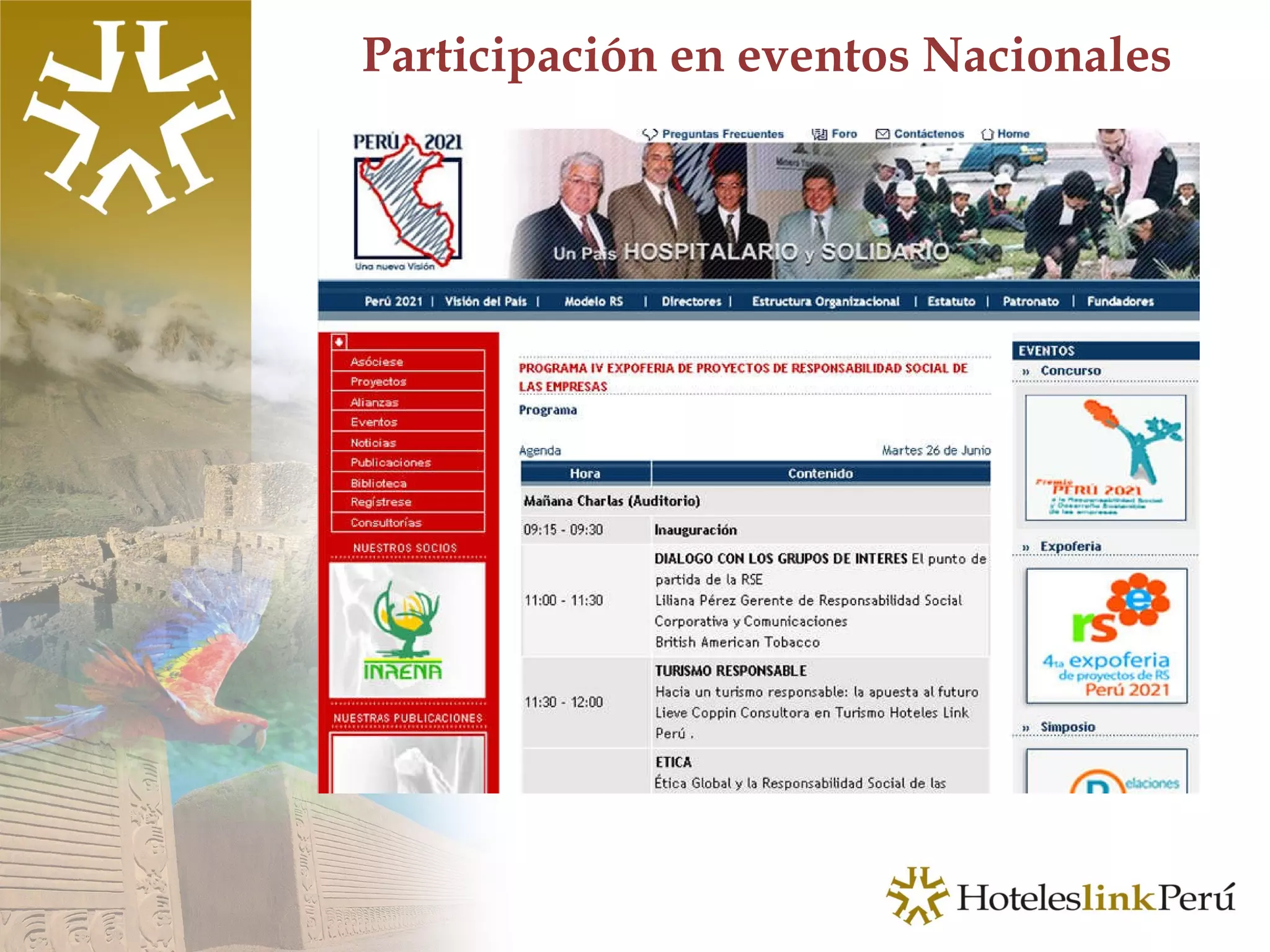 Participación en eventos Nacionales 