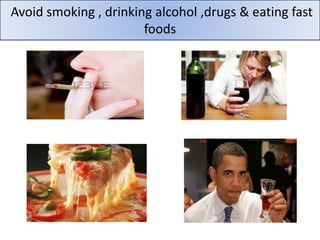 Healthy lifestyle Slide 6