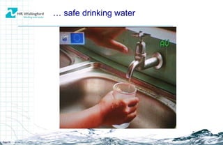 …  safe drinking water Page  