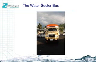 The Water Sector Bus Page  