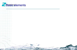 Basic elements Page  