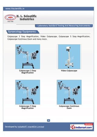 Hlscience H. L. Scientific Industries, Ambala, Laboratory Standard Testing | PDF ...