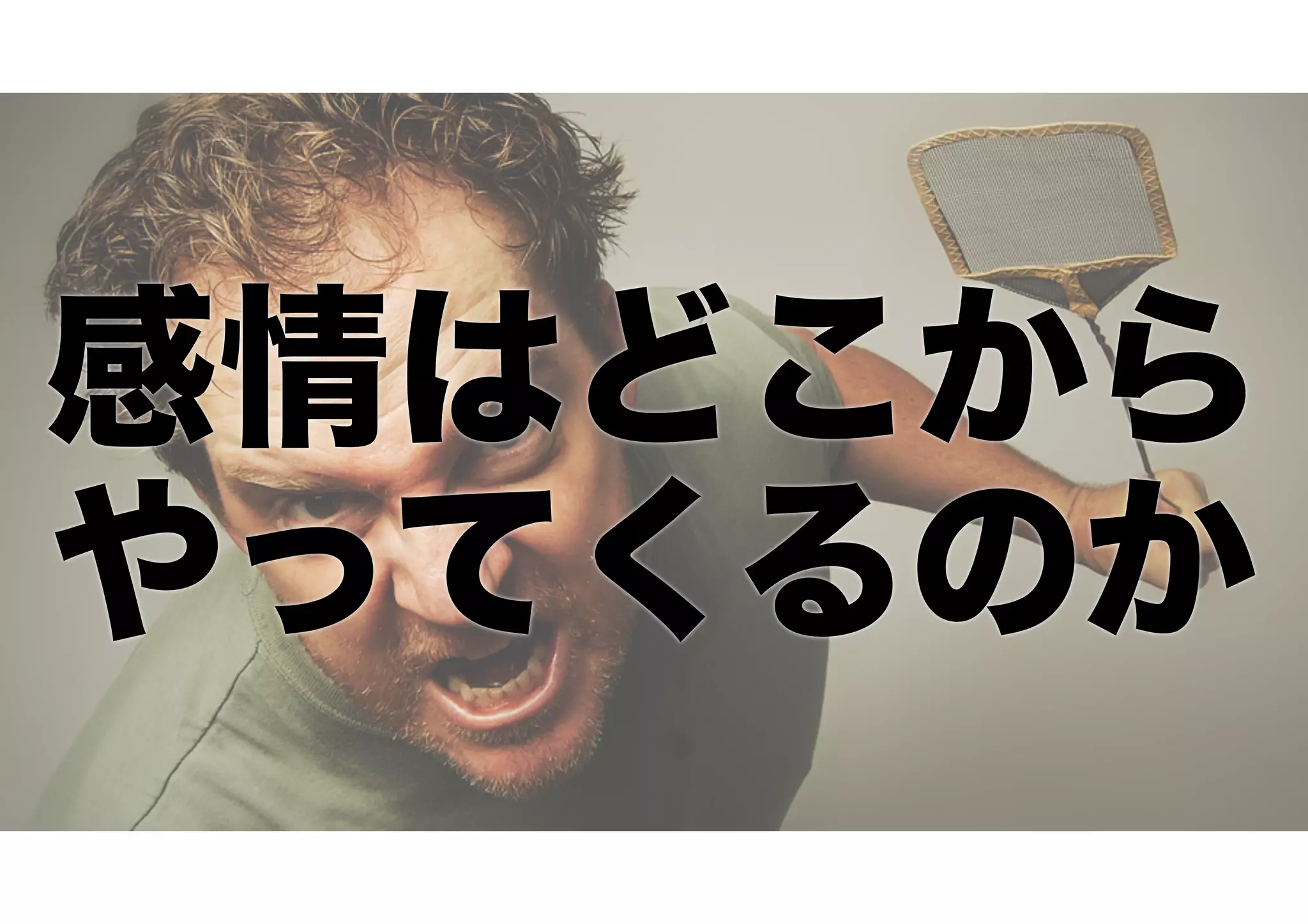 感情はどこから
やってくるのか
 