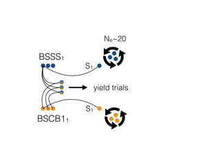 BSSS1
BSCB11
yield trials
S1
S1
Ne~20
 