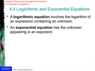 Exponential and Logarithmic Functions Functions | PPTX