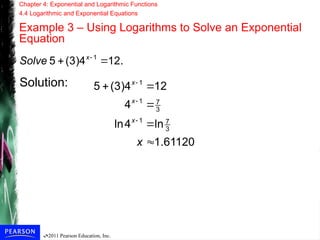 Exponential and Logarithmic Functions Functions | PPTX