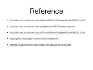 HMAC authentication | PDF