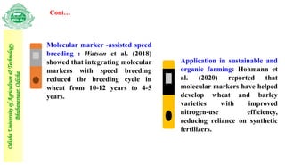 Smart Breeding Technology Molecular marker assisted selection - Smart breeding | PPTX