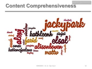 HMB300 - Neuroscience

Content Comprehensiveness

HMB300H1 - Dr. JU - Bye Class!

54

 