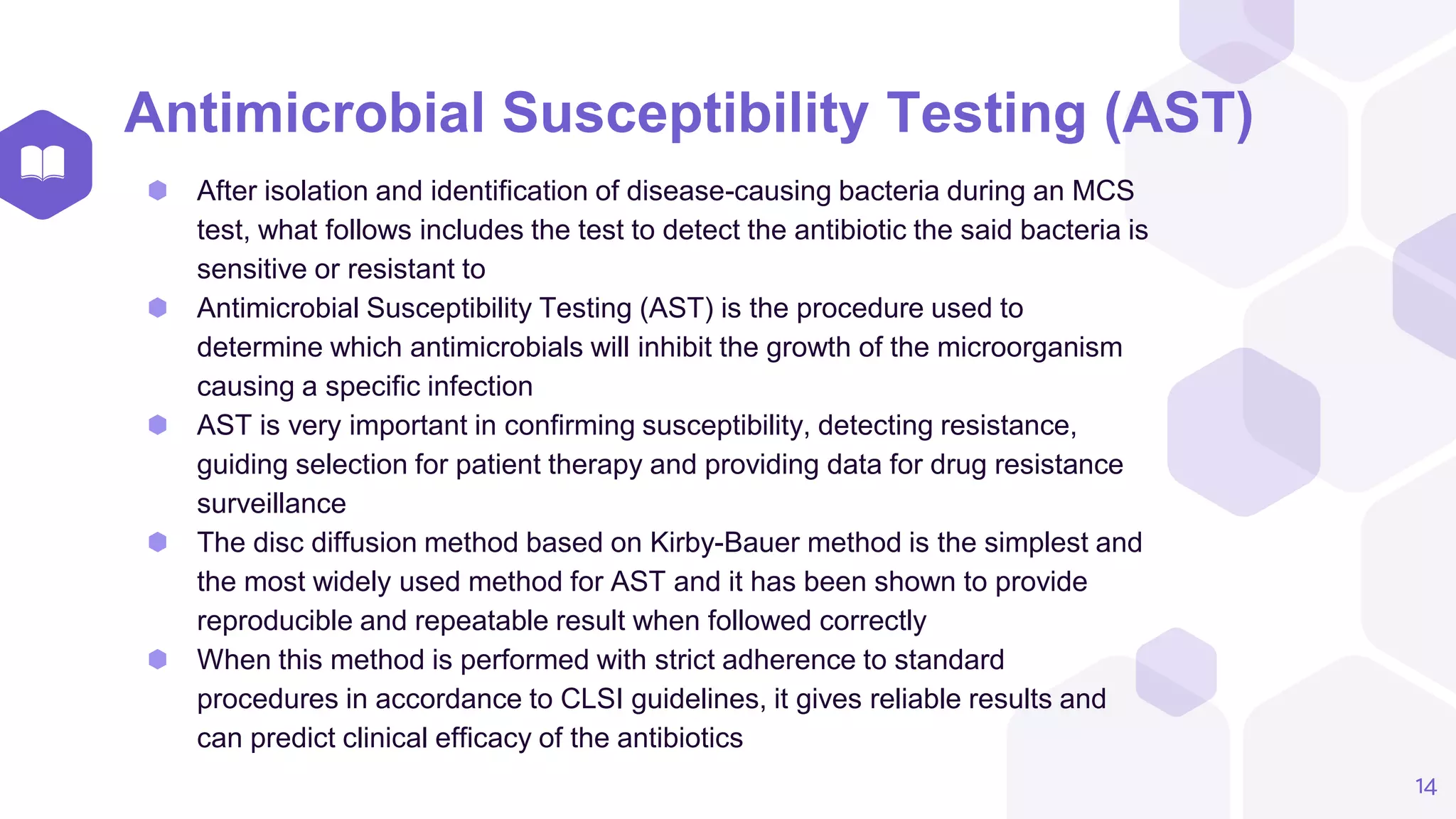 Effective Antimicrobial Susceptibility Testing; A path to solving AMR ...