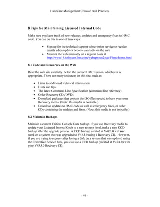 Hmc best practices | PDF