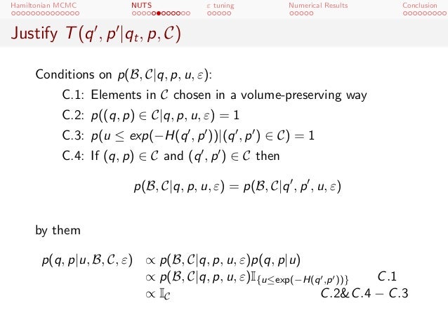 No U Turn Sampler A Discussion Of Hoffman Gelman Nuts Algorithm