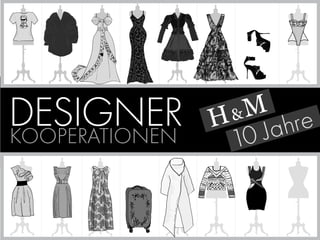 H & M 
DESIGNER KOOPERATIONEN 10 Jahre 
 