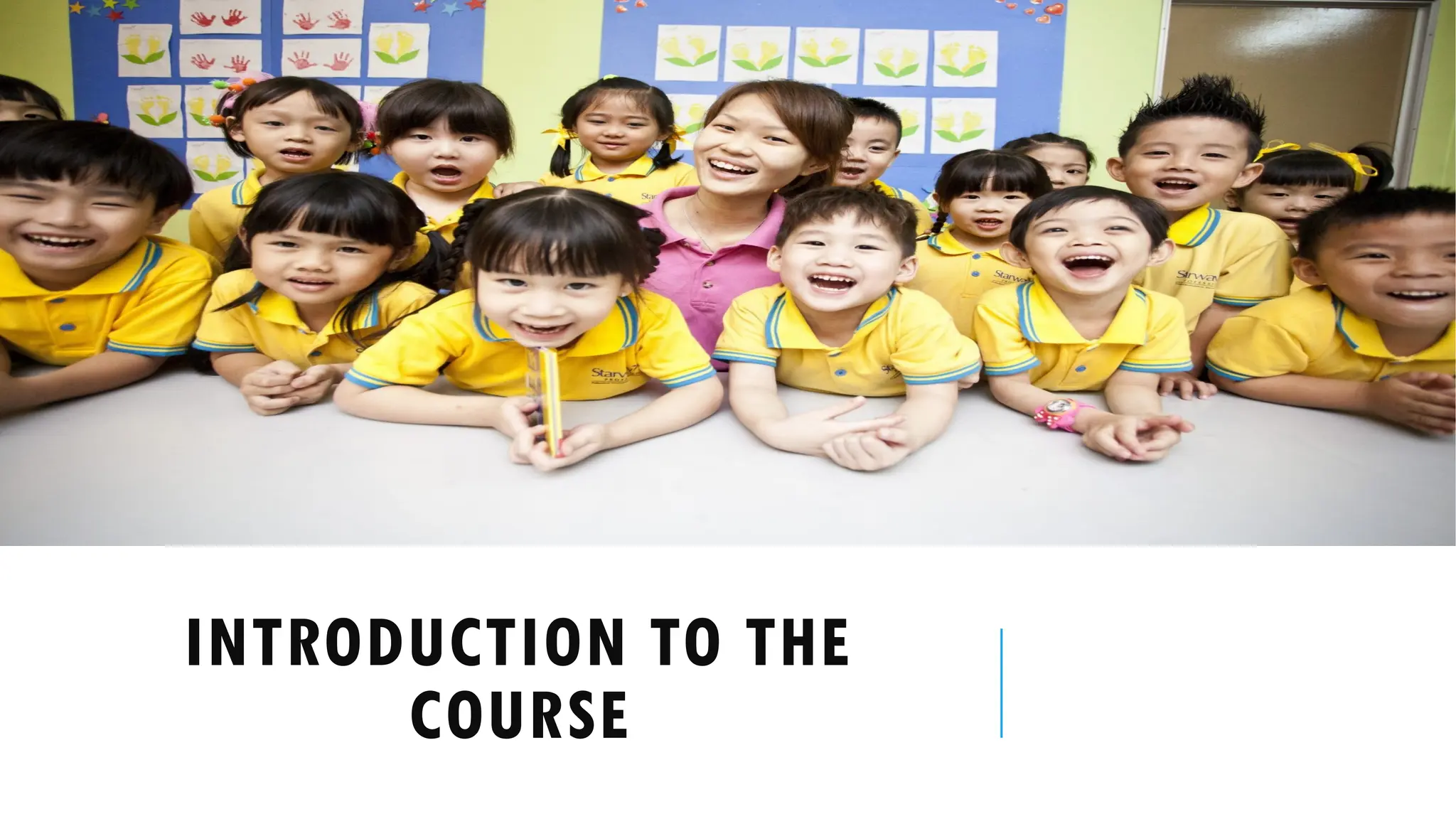 INTRODUCTION TO THE
COURSE
 